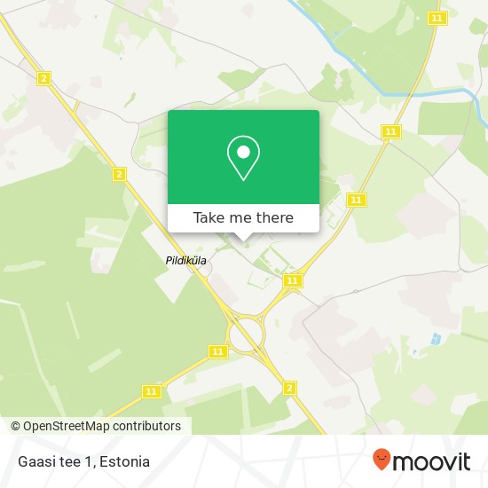 Gaasi tee 1 map