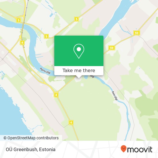 OÜ Greenbush map