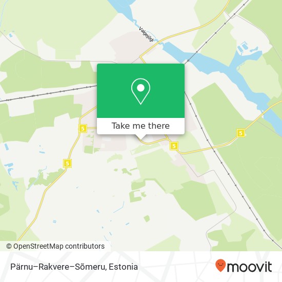 Pärnu–Rakvere–Sõmeru map