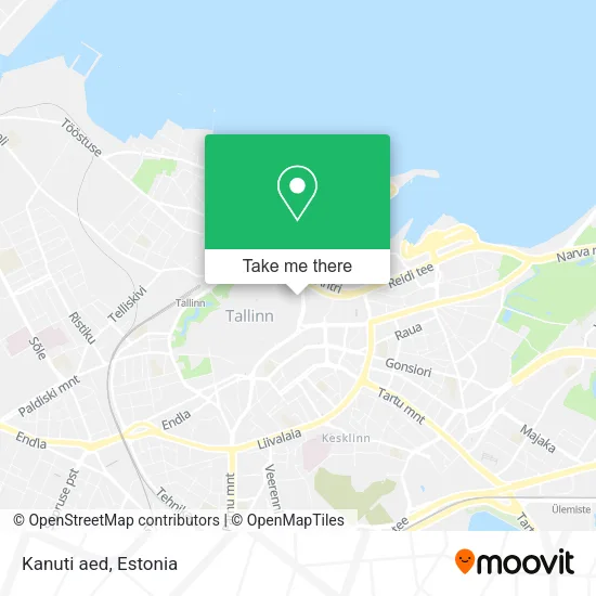 Карта Kanuti aed