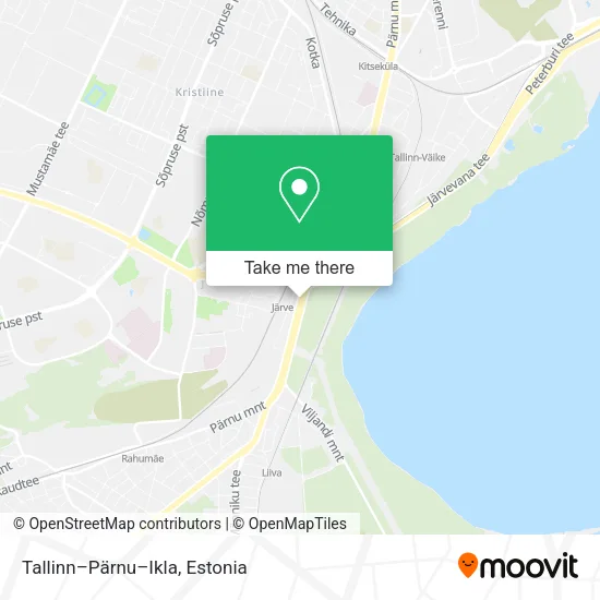 Карта Tallinn–Pärnu–Ikla