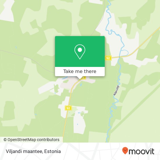 Viljandi maantee map