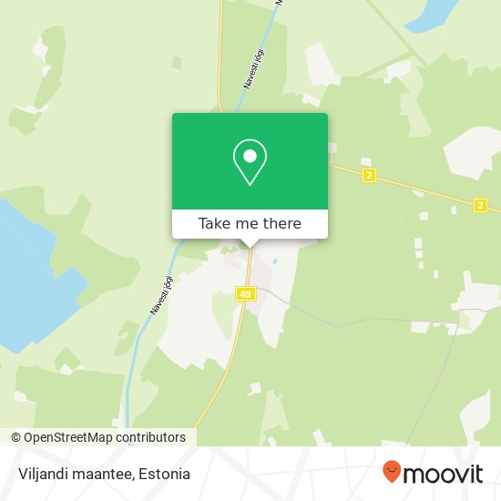 Viljandi maantee map