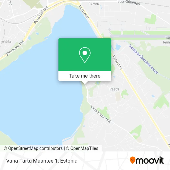 Vana-Tartu Maantee 1 map