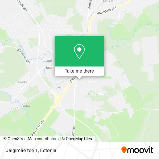 Карта Jälgimäe tee 1