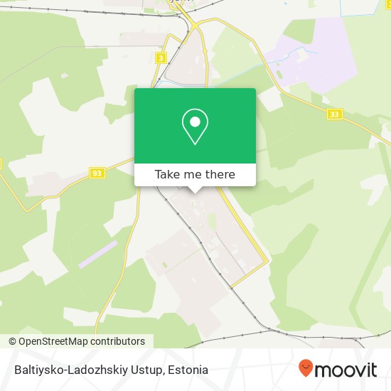 Baltiysko-Ladozhskiy Ustup map