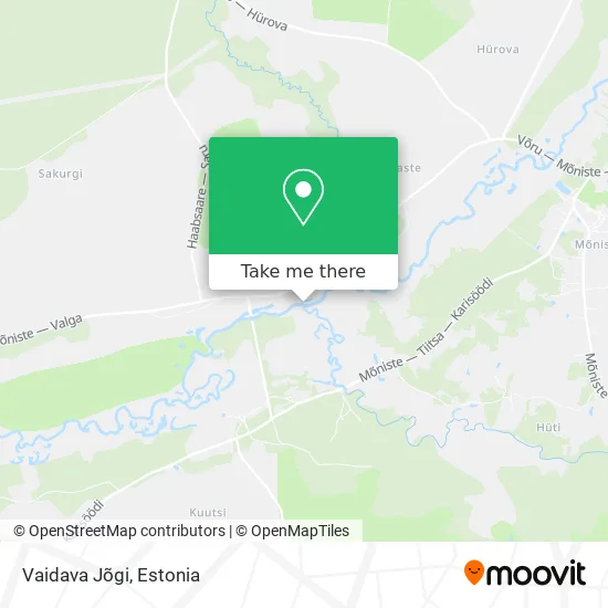 Карта Vaidava Jõgi