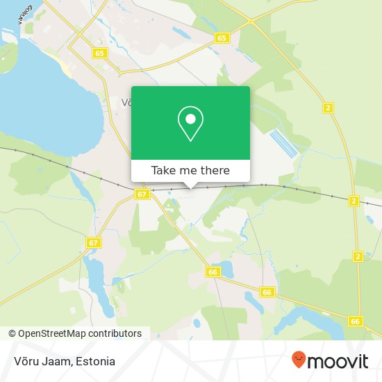 Võru Jaam map