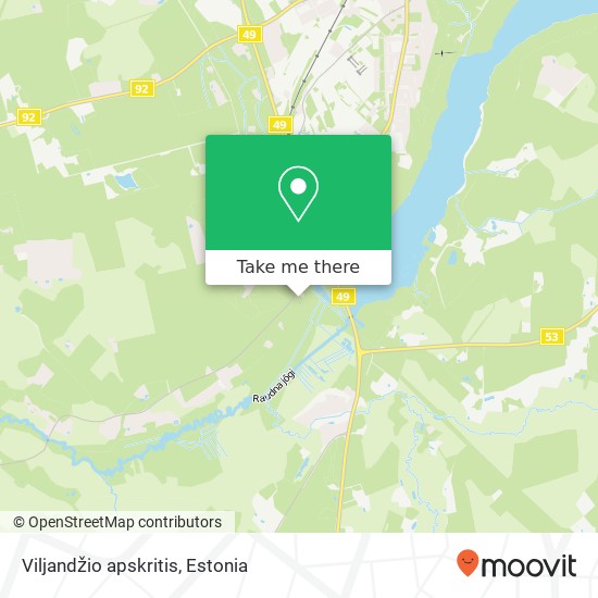 Viljandžio apskritis map