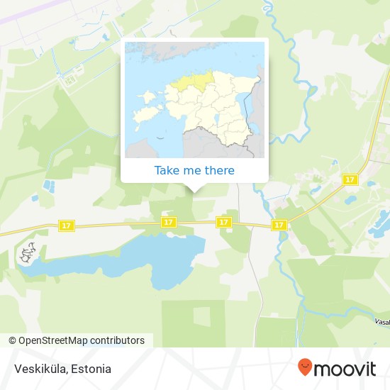 Карта Veskiküla