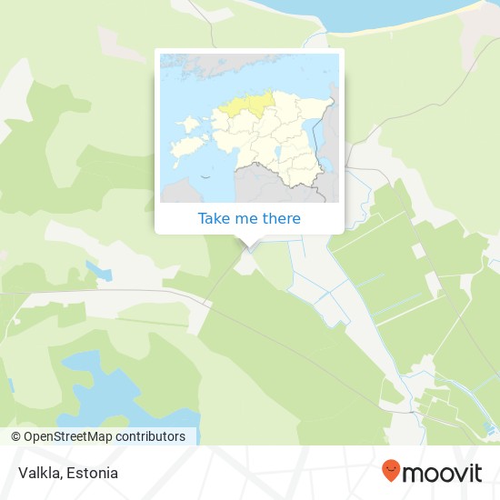 Valkla map