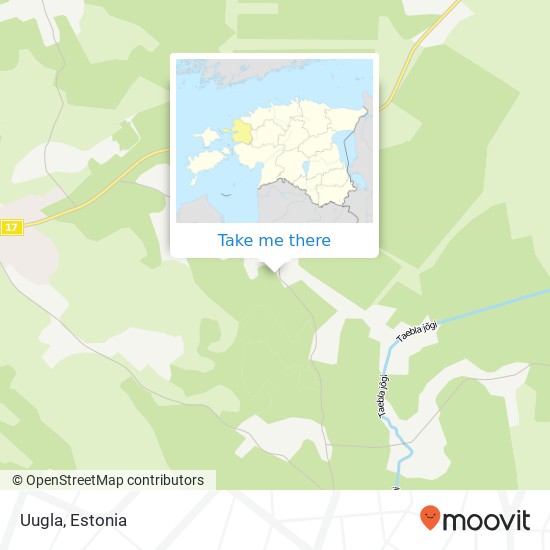 Uugla map