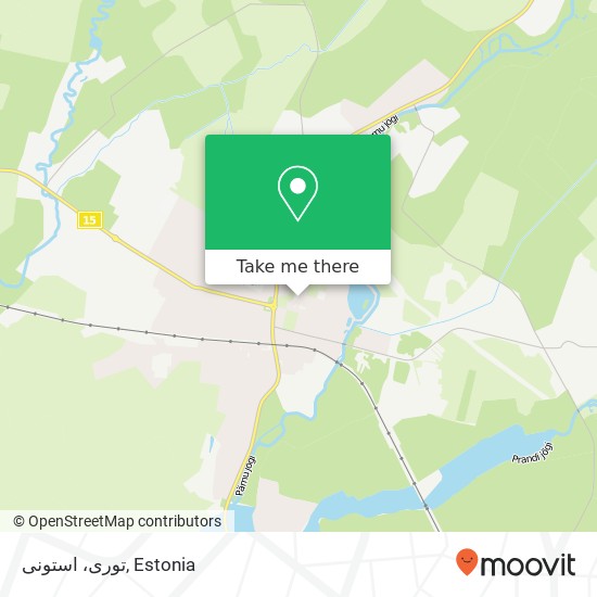 توری، استونی map