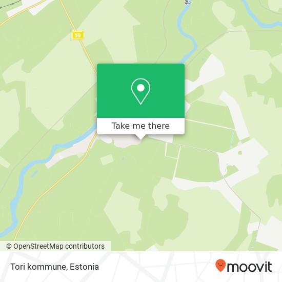 Tori kommune map