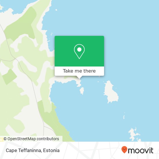 Cape Teffaninna map