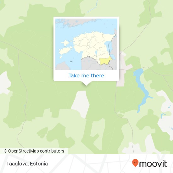 Tääglova map