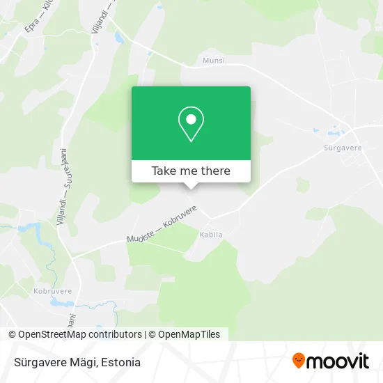 Sürgavere Mägi map