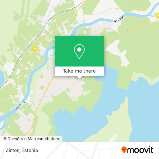 Zinten map