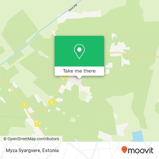 Карта Myza Syargvere