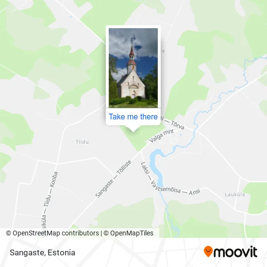 Карта Sangaste