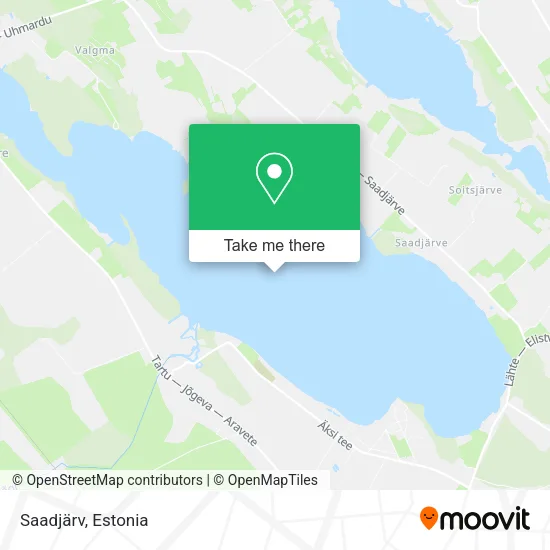 Карта Saadjärv