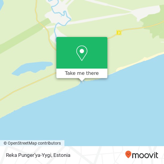 Reka Punger’ya-Yygi map