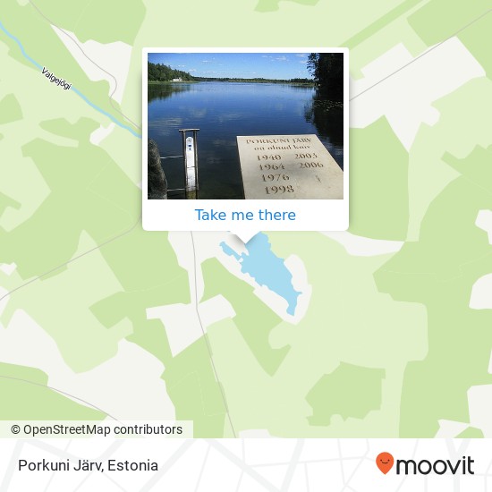 Porkuni Järv map