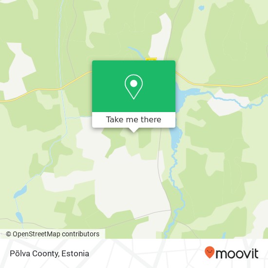 Põlva Coonty map