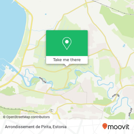 Карта Arrondissement de Pirita