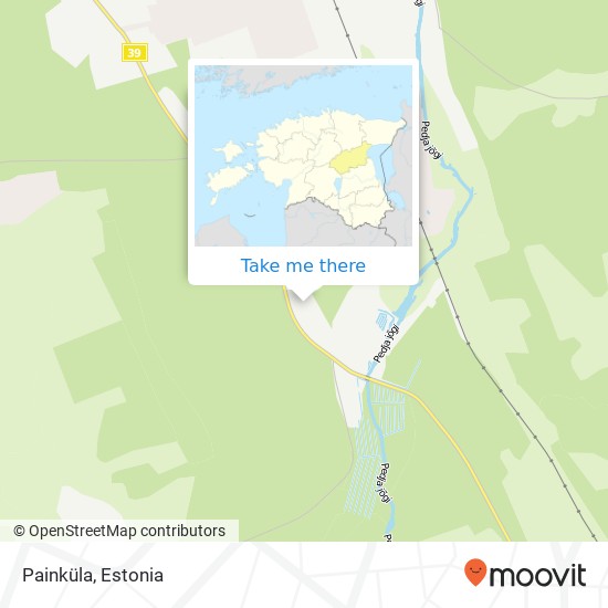 Painküla map