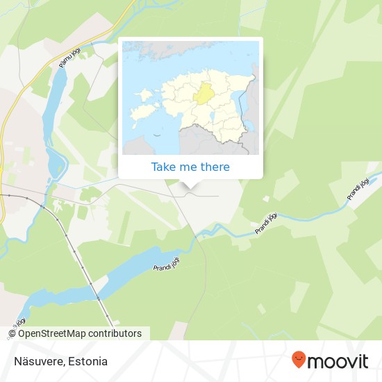 Карта Näsuvere