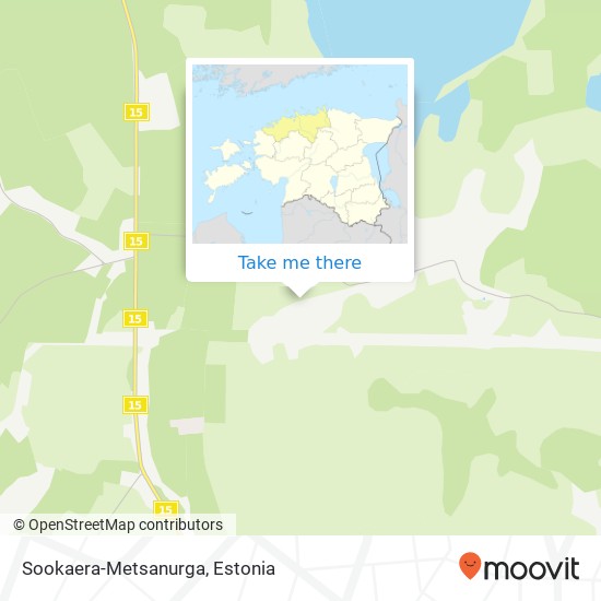 Sookaera-Metsanurga map