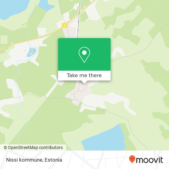Nissi kommune map
