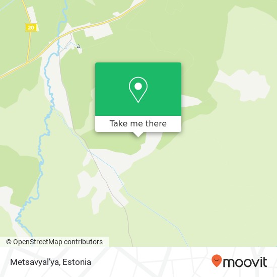 Metsavyal’ya map