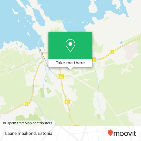 Lääne maakond map