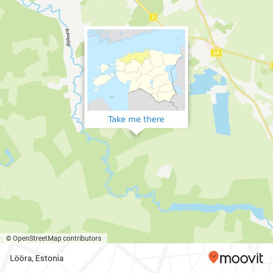 Lööra map