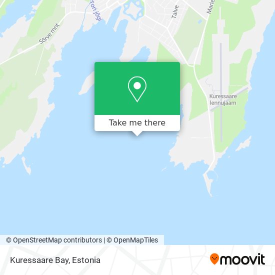 Kuressaare Bay map
