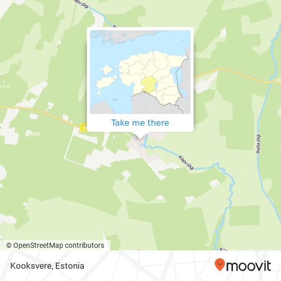 Карта Kooksvere