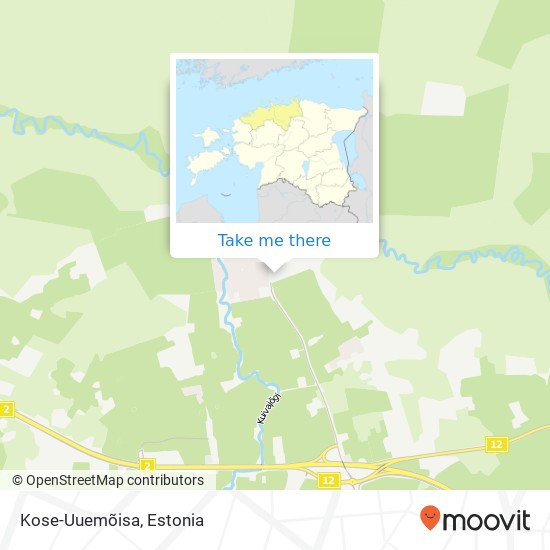 Kose-Uuemõisa map