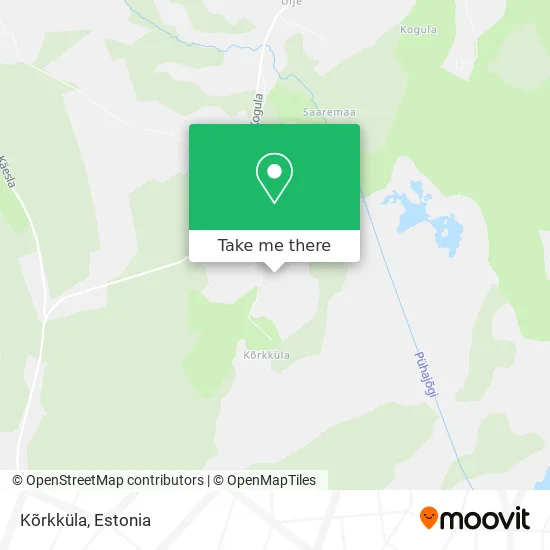 Карта Kõrkküla