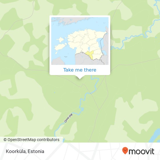 Карта Koorküla