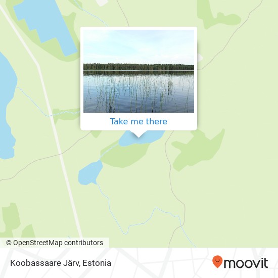 Koobassaare Järv map