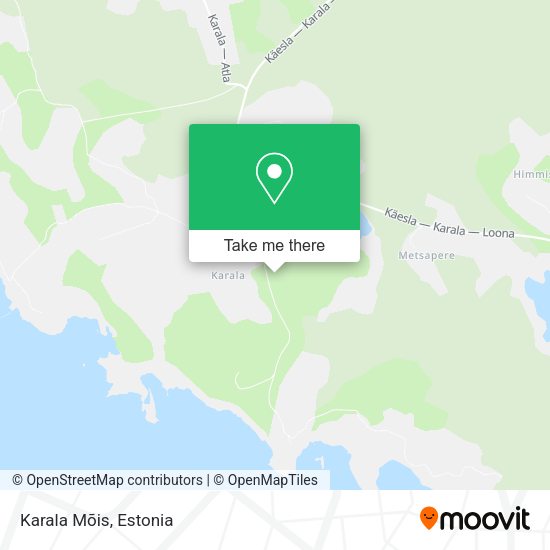 Карта Karala Mõis
