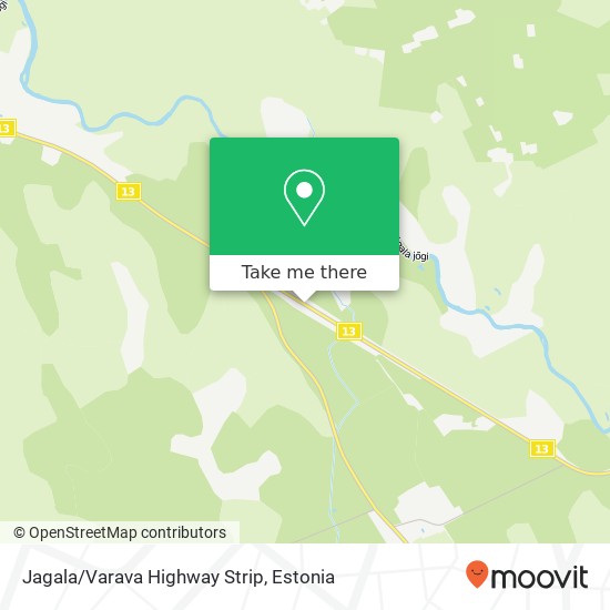 Карта Jagala/Varava Highway Strip