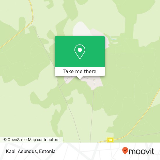 Карта Kaali Asundus