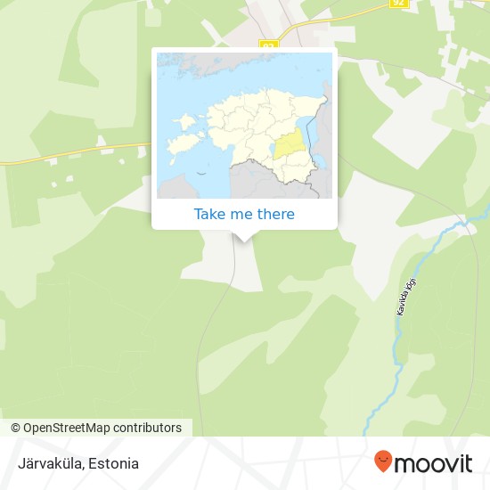 Карта Järvaküla