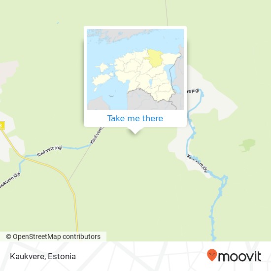 Карта Kaukvere