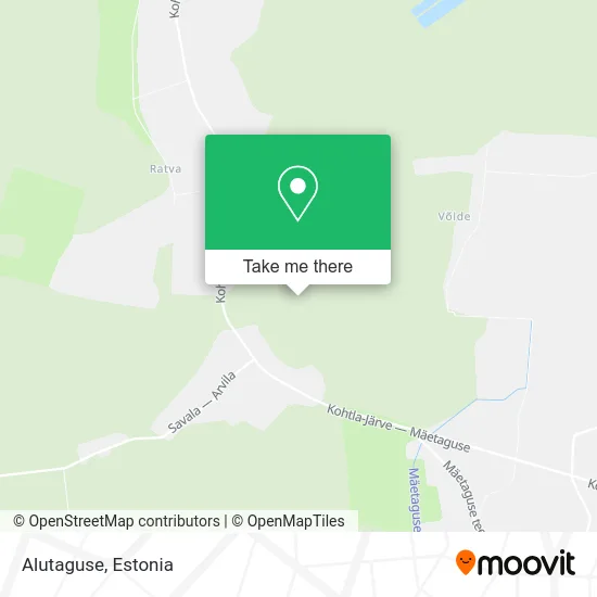 Карта Alutaguse