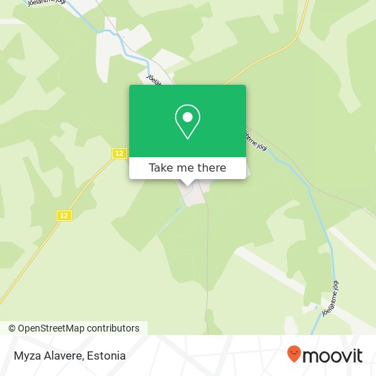 Myza Alavere map