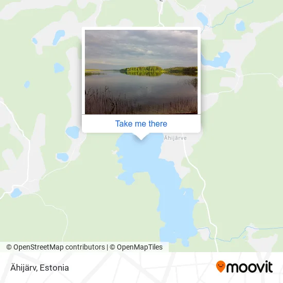 Карта Ähijärv